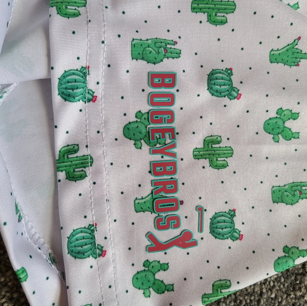 Mens Bogey Bros Golf Polo Prick-ly Pear Cactus Shirt Sz. XL - Picture 4 of 8